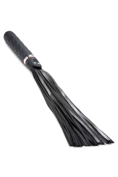 Master Series Vibra-Lasher - Vibrating Silicone Dildo Flogger — image 8 of 10