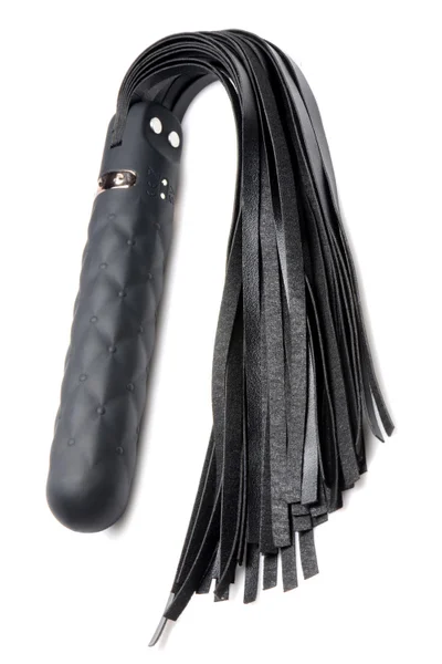 Master Series Vibra-Lasher - Vibrating Silicone Dildo Flogger — image 9 of 10