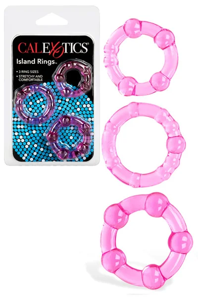 California Exotic Island Penis Rings (Set of 3) — image 7 of 12
