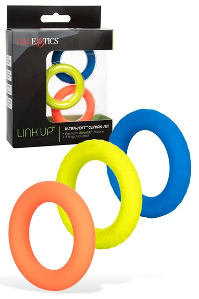 California Exotic Link Up Climax - 3 Piece Cock Ring Set — image 7 of 12
