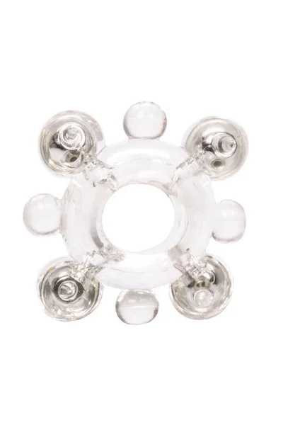 California Exotic Basic Essentials Penis Ring with Beads — image 5 of 6