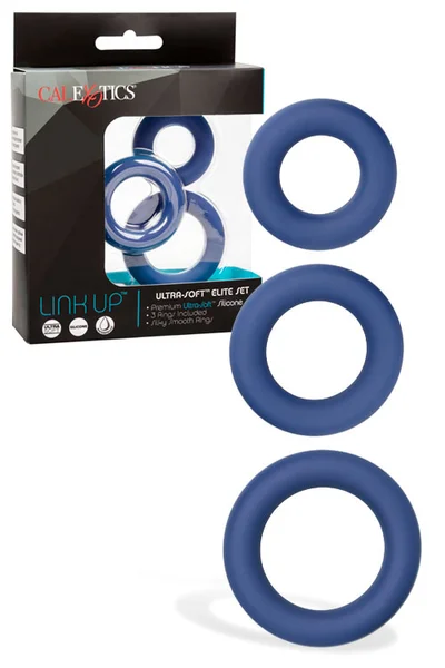 California Exotic Link Up Elite - 3 Piece Cock Ring Set — image 7 of 12