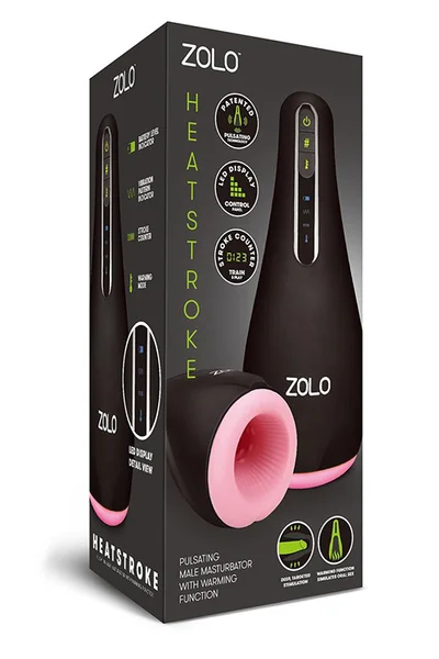 ZOLO Heatstroke - 9" Pulsing Masturbator with Warming Function — image 6 of 6