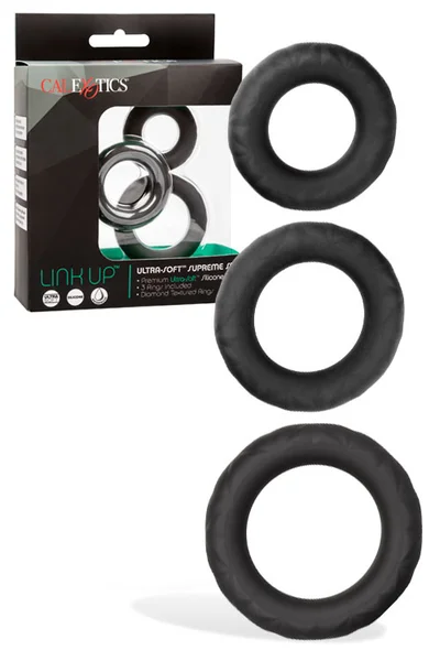 California Exotic Link Up Supreme 3 Piece Cock Ring Set — image 13 of 18