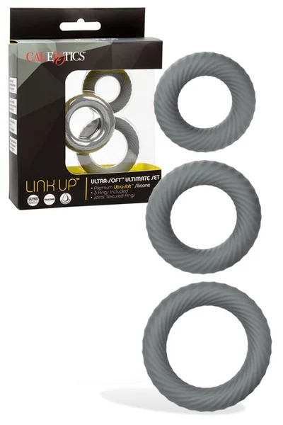 California Exotic Link Up Ultimate - 3 Piece Cock Ring Set — image 7 of 12