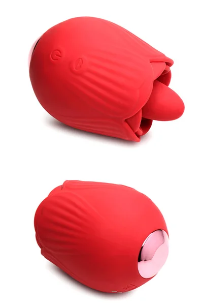 Inmi Bloomgasm French Rose - 3.2" Clitoral Vibrator with Licking Tongue — image 7 of 10