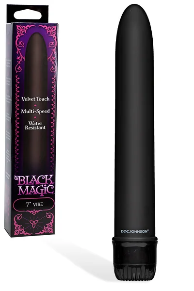 Doc Johnson Black Magic - 7" Classic Vibrator — image 2 of 2