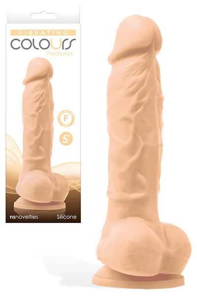 nsnovelties Colours Pleasures 5" Vibrating Dildo — image 8 of 8