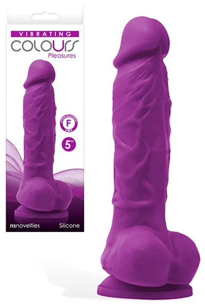 nsnovelties Colours Pleasures 5" Vibrating Dildo — image 11 of 12