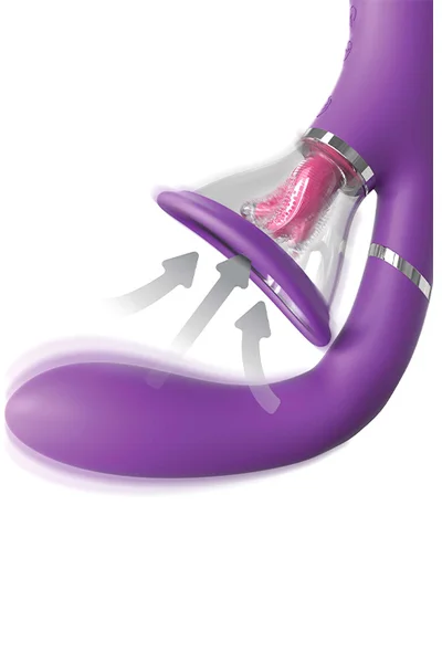 Pipedream Ultimate Pleasure Pro - 9.7" Clitoral Pump with Vibrating Tongue & G-Spot Stimulation — image 7 of 8