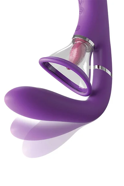 Pipedream Ultimate Pleasure Pro - 9.7" Clitoral Pump with Vibrating Tongue & G-Spot Stimulation — image 6 of 8