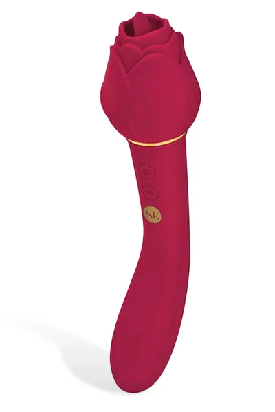 Secret Kisses Rosegasm Lingo - 8" Clitoral Stimulator & G-Spot Vibrator with Flickering Tongue — image 4 of 4