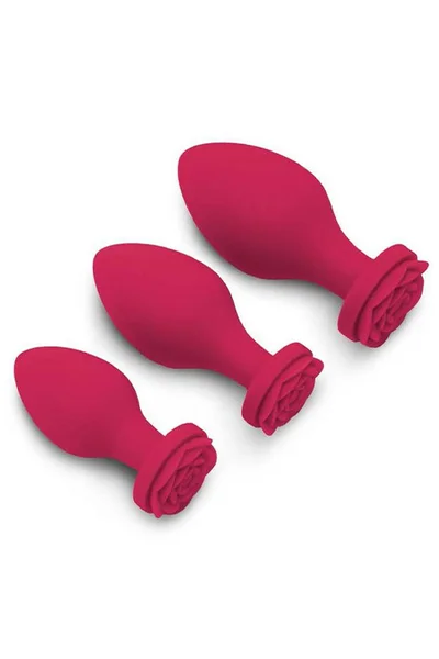 Secret Kisses Rosegasm Butt Bouquet - 3 Piece Anal Training Set — image 6 of 6