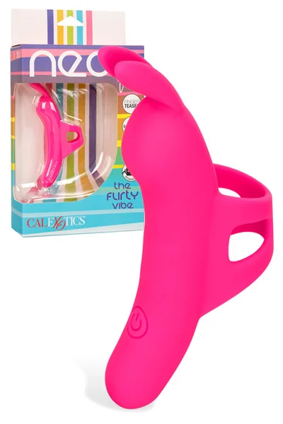California Exotic Neon Vibes The Flirty Vibe - 4" Finger Vibrator — image 7 of 18