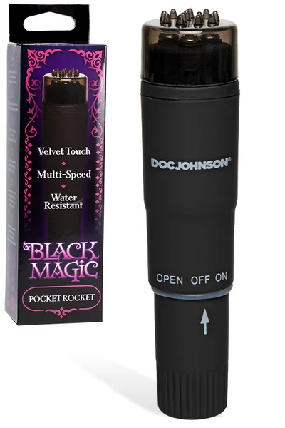 Doc Johnson Black Magic Pocket Rocket - 4" Clitoral Vibrator — image 7 of 9