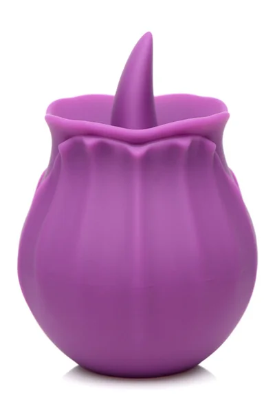 Inmi Bloomgasm Wild Violet - 3"  Clitoral Vibrator with Licking Tongue — image 8 of 12