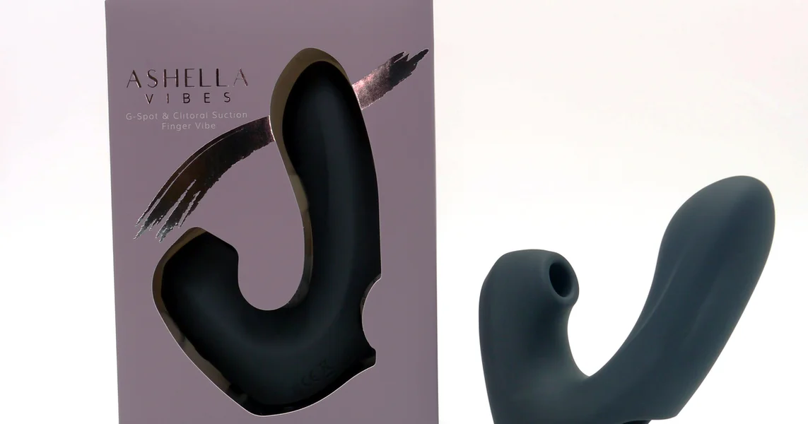 Ashella Vibes G-spot Clitoral Suction Finger Vibe Stimulator Vibrator — image 2 of 2