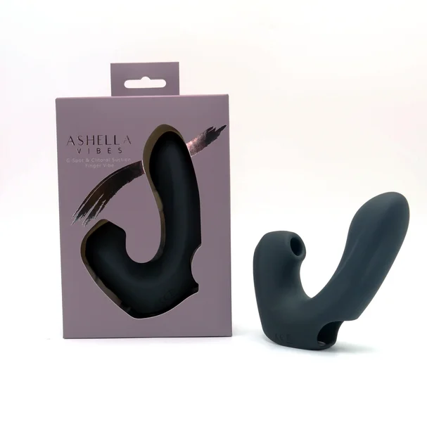 Ashella Vibes G-spot Clitoral Suction Finger Vibe Stimulator Vibrator — image 3 of 5