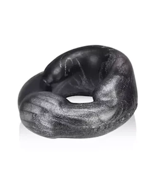 Grip Padded Cock Ring - Grey — image 8 of 9