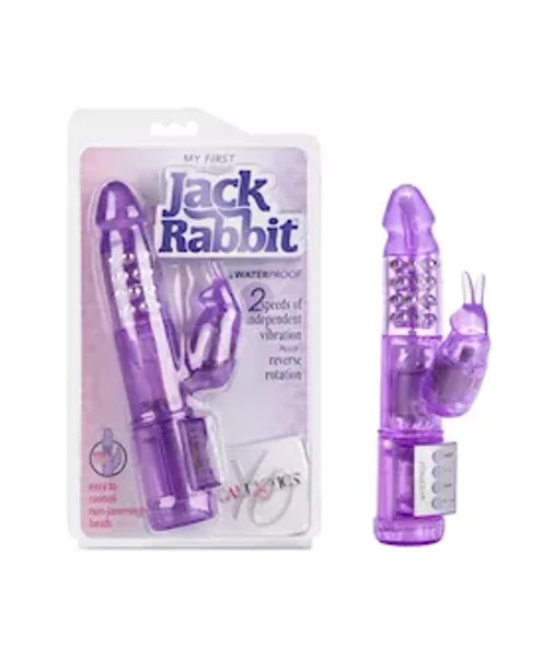 My First Jack Rabbit Vibrator - Purple - 9 Inch — image 11 of 11