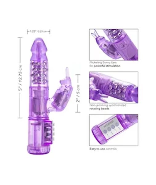 My First Jack Rabbit Vibrator - Purple - 9 Inch — image 9 of 11