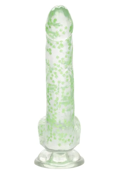 Naughty Bits I Leaf Dick Glow-in-the-Dark Weed  Leaf Dildo - Glow in the Dark — image 25 of 25