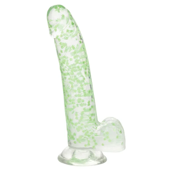 Naughty Bits I Leaf Dick Glow-in-the-Dark Weed  Leaf Dildo - Glow in the Dark — image 21 of 25