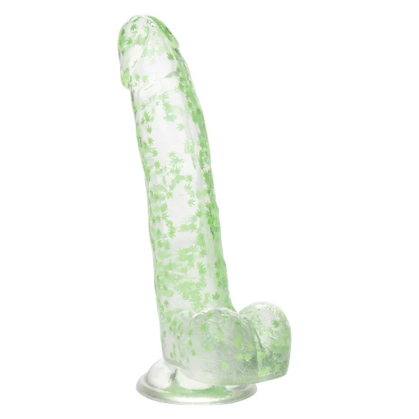 Naughty Bits I Leaf Dick Glow-in-the-Dark Weed  Leaf Dildo - Glow in the Dark — image 17 of 25