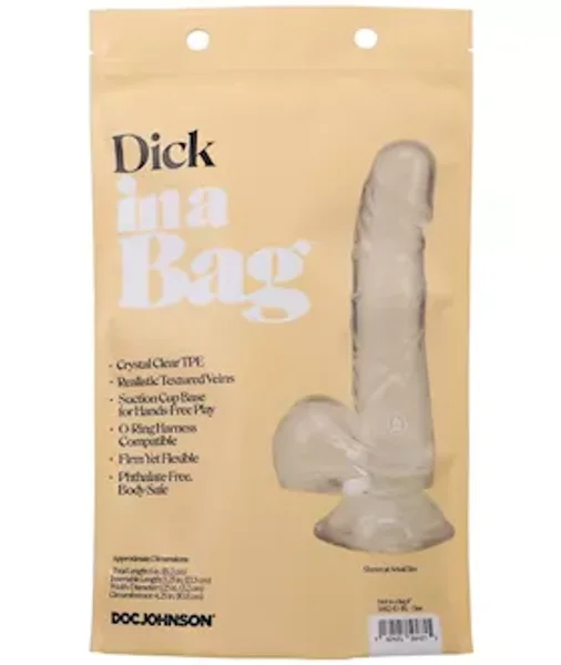Dick in a Bag 6 Inch - Clear — image 13 of 13