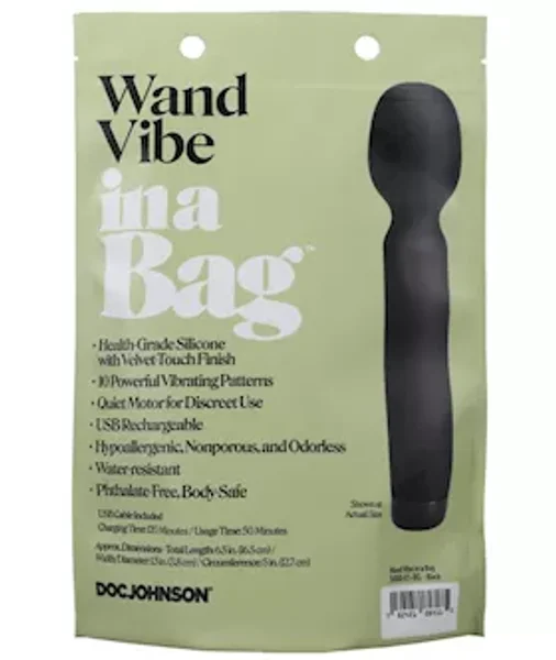 Wand Vibe in a Bag - Black — image 9 of 9