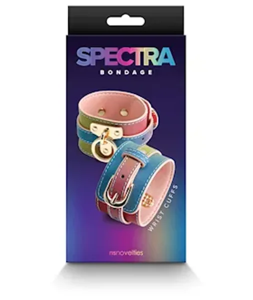 Spectra Bondage - Wrist Cuff - Rainbow — image 6 of 6