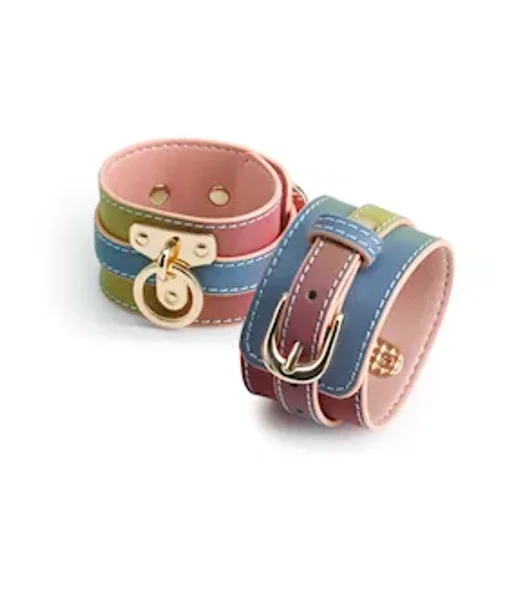 Spectra Bondage - Wrist Cuff - Rainbow — image 5 of 6