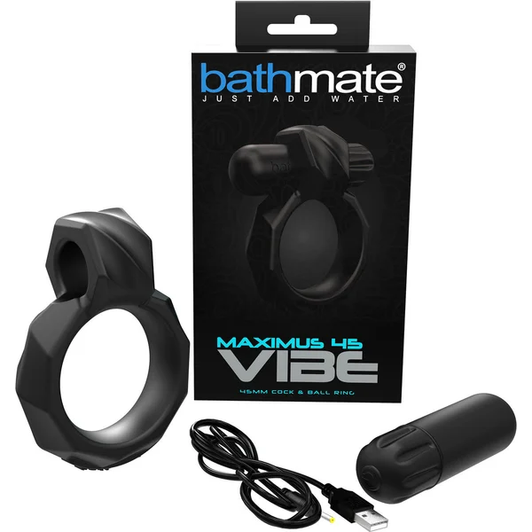 Bathmate Maximus Vibe 45 Rechargeable Silicone Vibrating Cock Ring — image 12 of 12