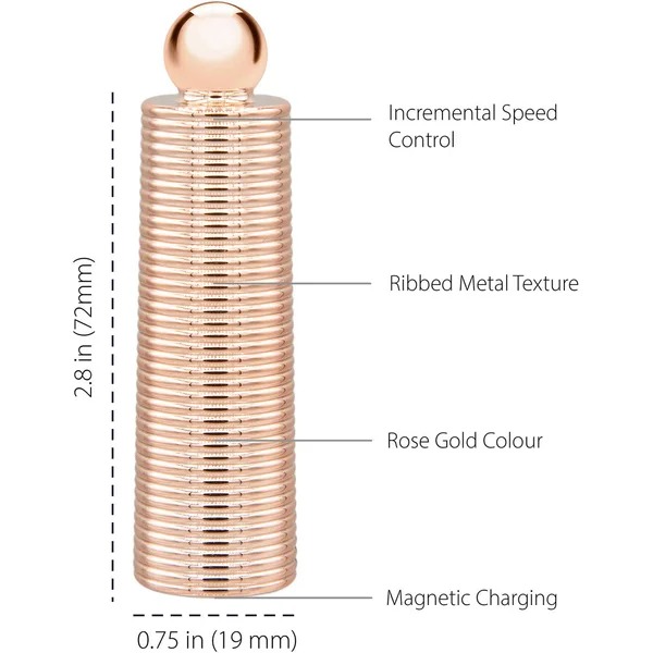 Pillow Talk Secrets - Desires Rechargeable Waterproof Bullet With 6 Piece Silicone Attachment Set — image 25 of 25