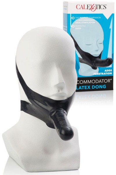 California Exotic 5" Latex Face Strap On Dong