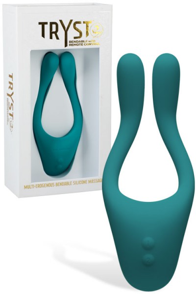 Doc Johnson Tryst 2 Bendable 5.75" Couples Vibrator With Remote