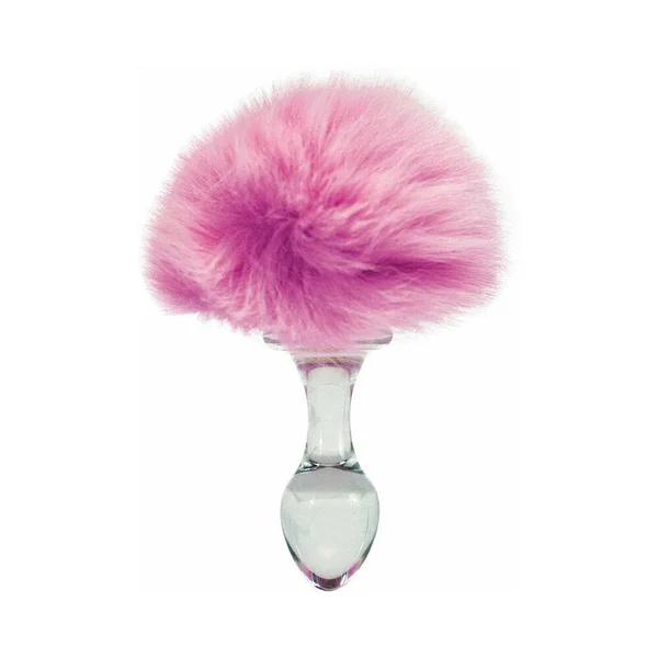 Crystal Delights Magnetic Bunny Tailed Butt Plug  - Pink — image 5 of 5