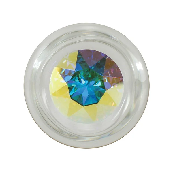 Crystal Delights Small Clear Plug  - Aurora Borealis — image 4 of 5