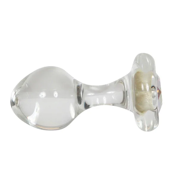 Crystal Delights Small Clear Plug  - Aurora Borealis — image 3 of 5