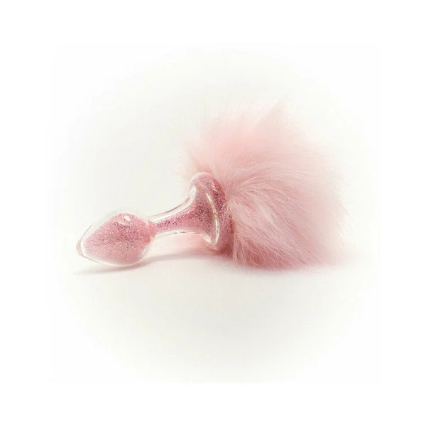 Crystal Delights Magnetic Sparkle Bunny Tailed Butt Plug  - Pink — image 3 of 3