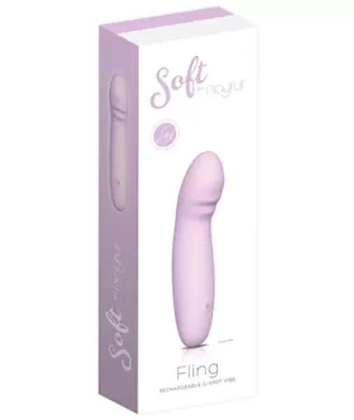 Soft by Playful Fling Rechargeable G-Spot Vibrator Purple — image 9 of 10