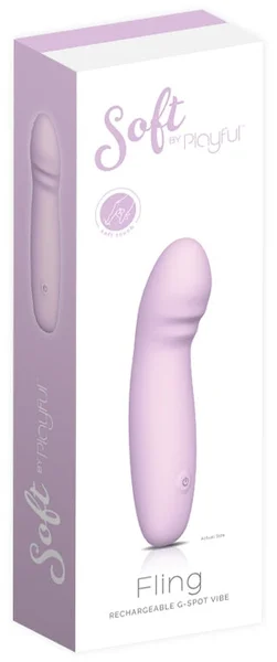 Soft by Playful Fling Rechargeable G-Spot Vibrator Purple — image 13 of 14