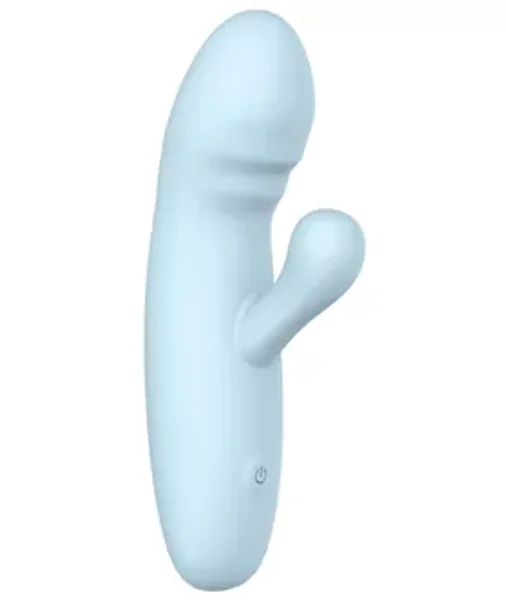 Soft by Playful Amore Rechargeable Rabbit Vibrator Blue — image 6 of 9