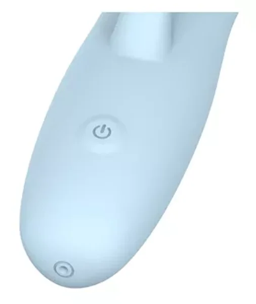 Soft by Playful Amore Rechargeable Rabbit Vibrator Blue — image 8 of 9