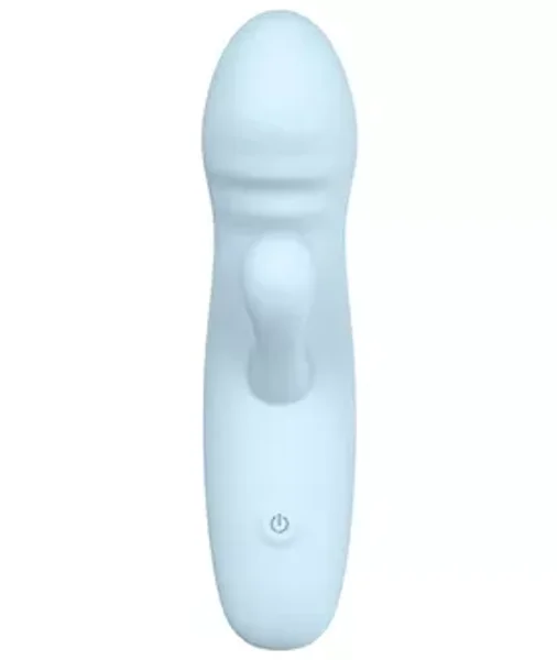 Soft by Playful Amore Rechargeable Rabbit Vibrator Blue — image 7 of 9