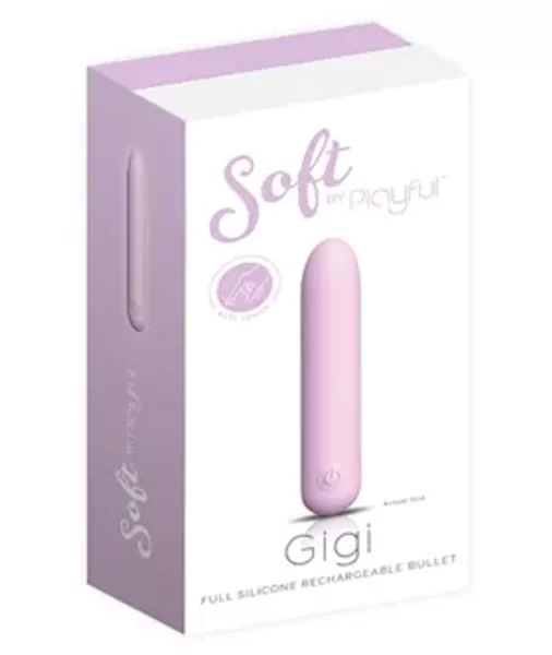Soft by Playful Gigi - Full Silicone Rechargeable Bullet Purple — image 7 of 7