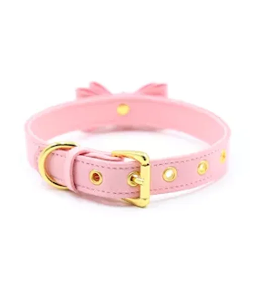 Kitty Cat Bell Collar - Pink — image 5 of 6
