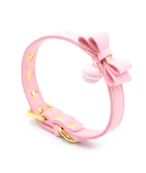 Kitty Cat Bell Collar - Pink — image 6 of 6
