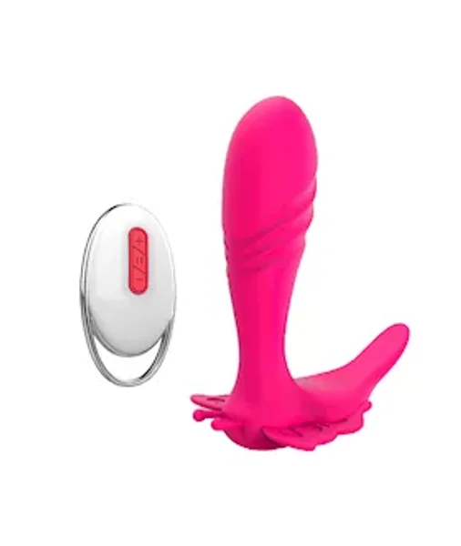 Kelli Butterfly Wearable Vibrator  - Pink — image 2 of 2