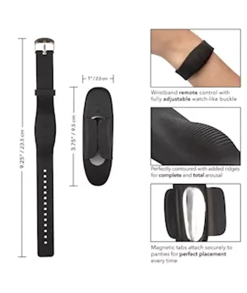 Lock-n-play Wristband Remote Panty Teaser - Black — image 20 of 22